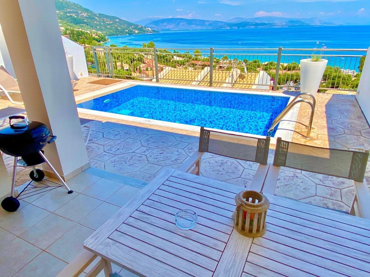 Luxury Villa Akti Barbati 2 With Private Pool By Dadovillas Pyrgi  Dış mekan fotoğraf