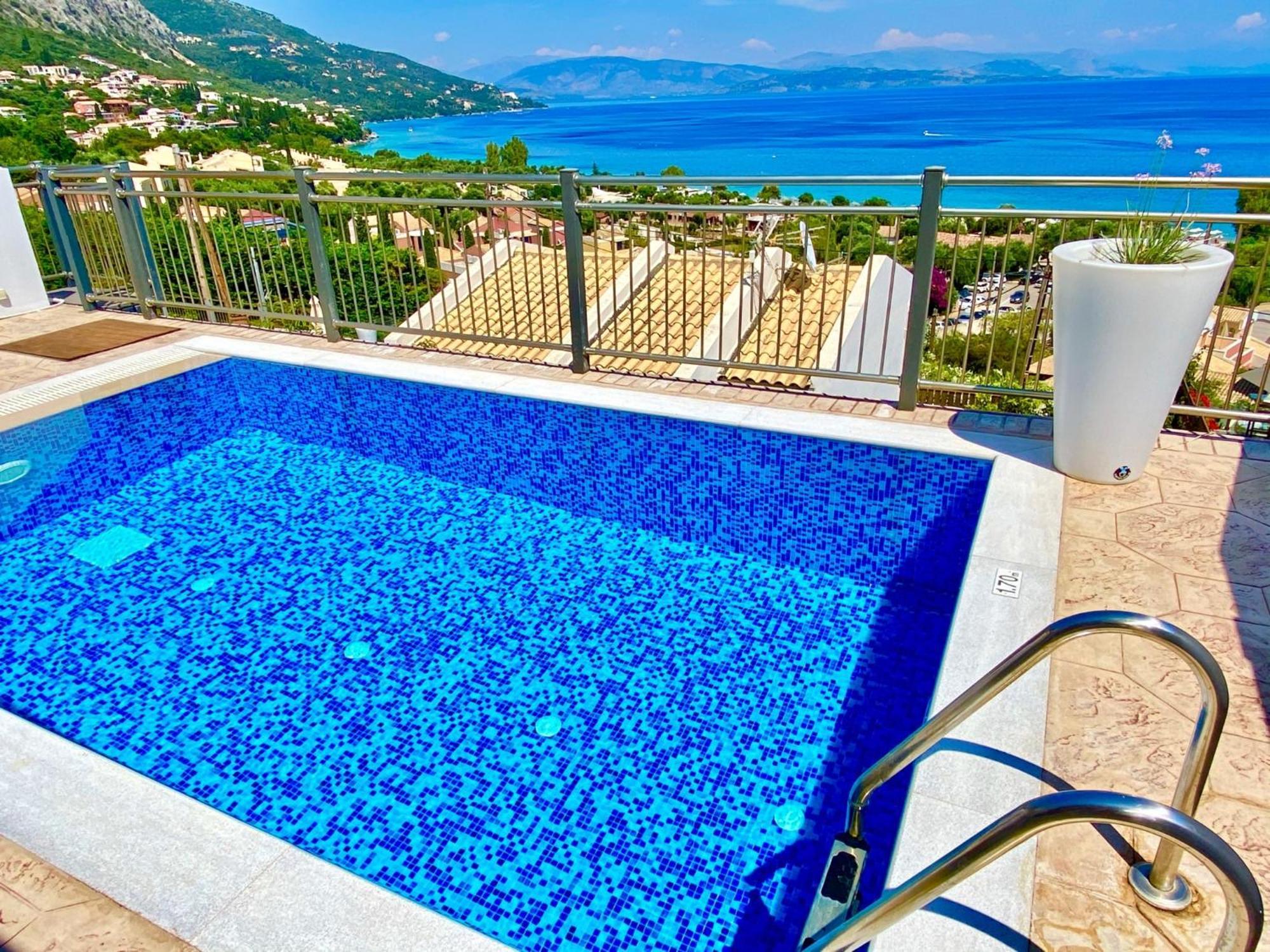 Luxury Villa Akti Barbati 2 With Private Pool By Dadovillas Pyrgi  Dış mekan fotoğraf